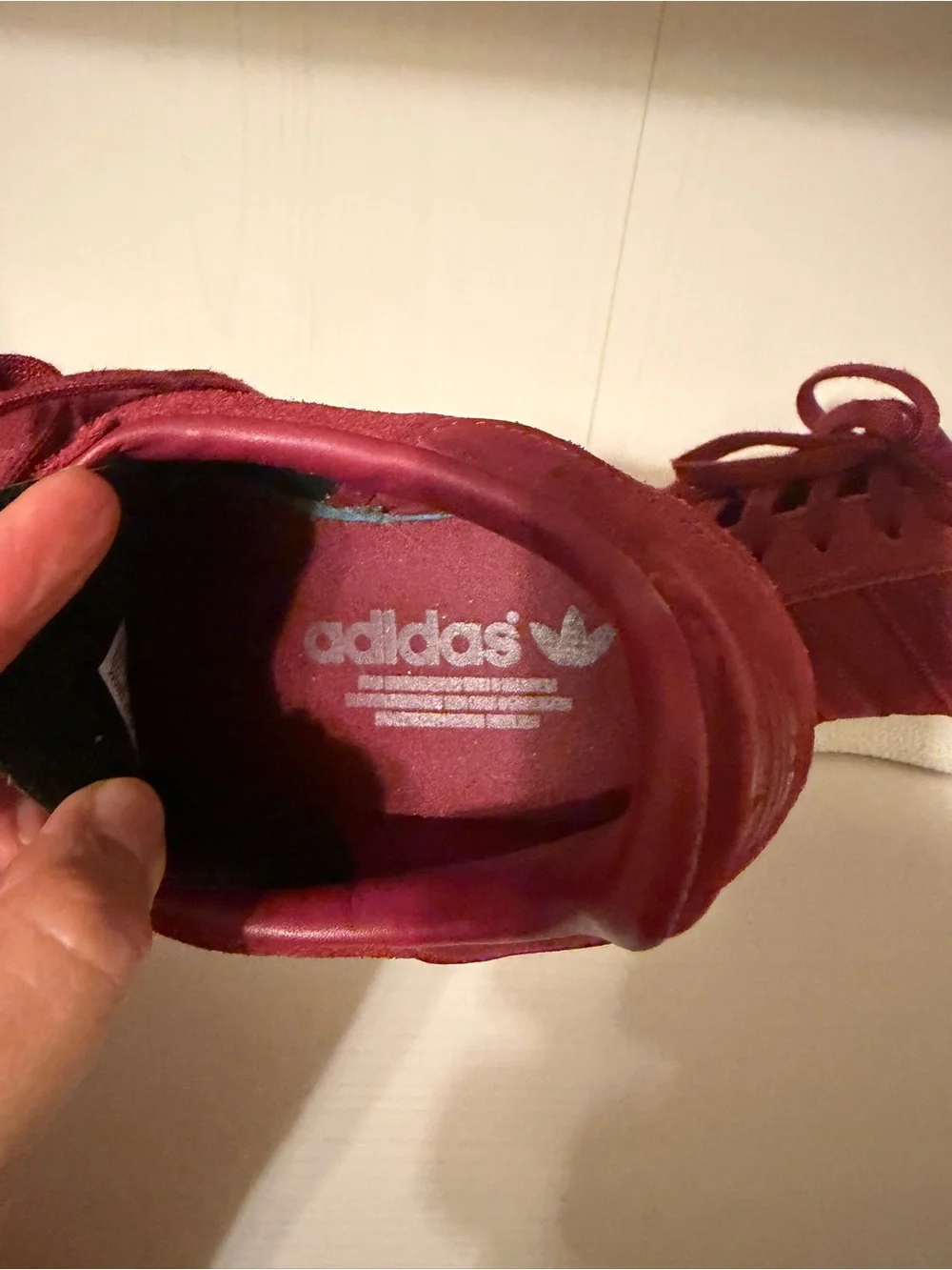 Adidas Gazelle 'Collegiate Burgundy' sneakers BZ0030- Men's 8.5